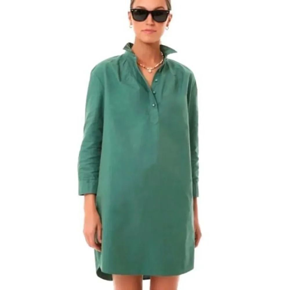 Tuckernuck Pomander Place Green Polly Dress Sz Small